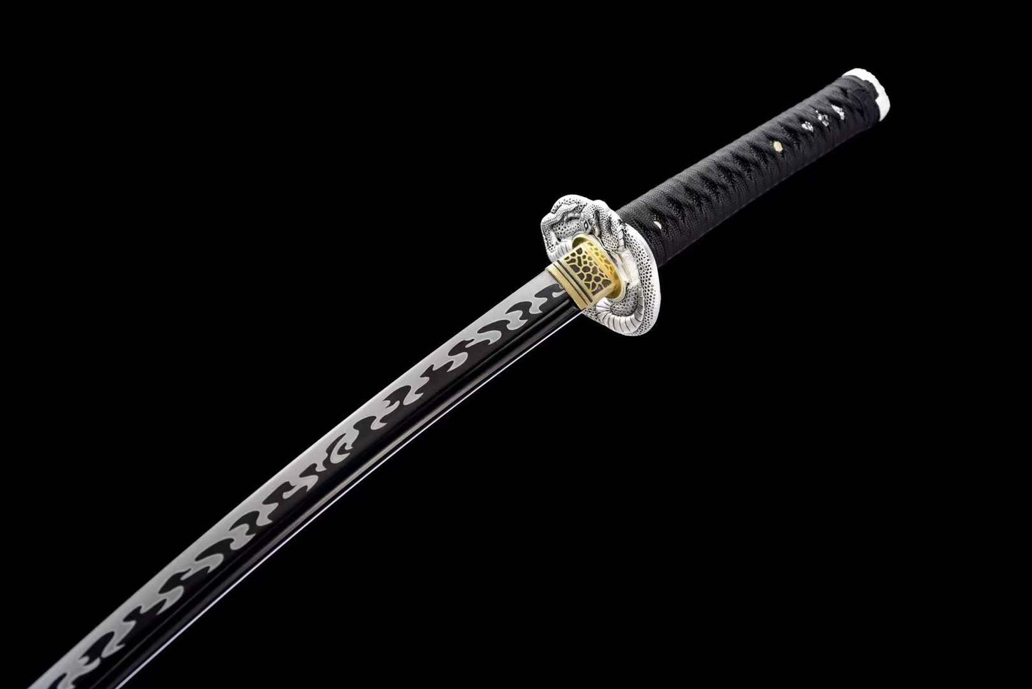 Hand Forged Japanese Samurai Katana Heavenly Serpent High Manganese Steel