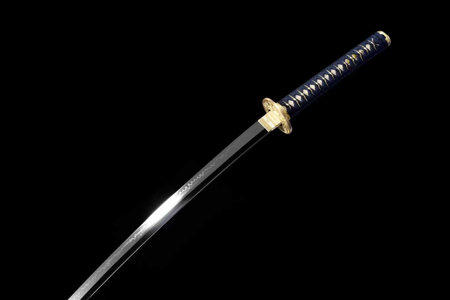 T10 Wave Katana with Mirror-Polished Finish