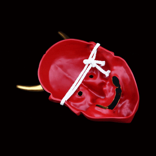 Hand-Made Japanese Hannya 凛凛蝶 Resin Oni Mask