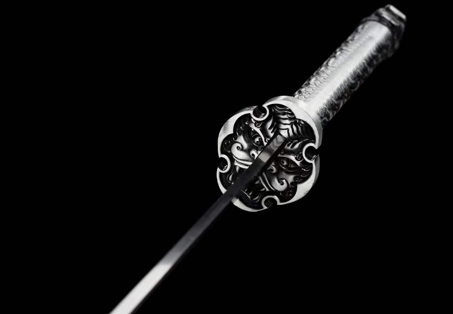 Handmade subdue tiger Manganese Steel Chinese Sword