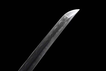 Hand Forged Japanese Samurai Katana Dark Pattern Steel