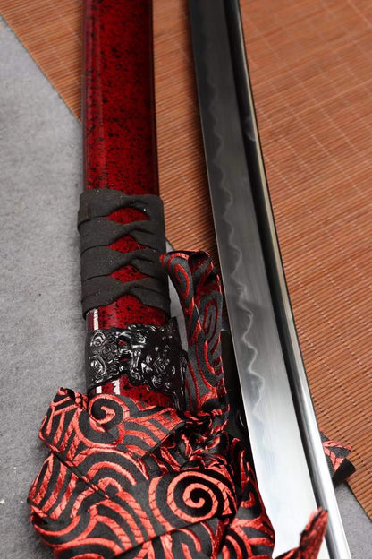 Handmade Japanese Tachi Odachi Crimson Lion