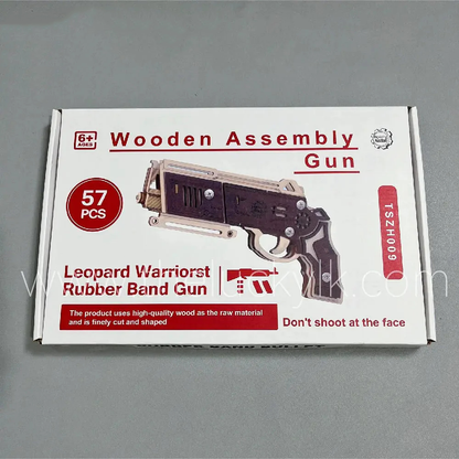Space Sci-Fi Pistol  - Wooden DIY Toy