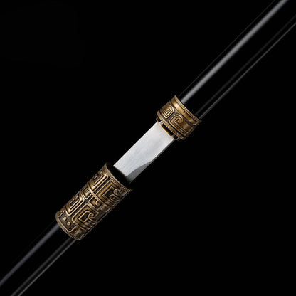 Shadow Veil Twin-Bladed Polearm