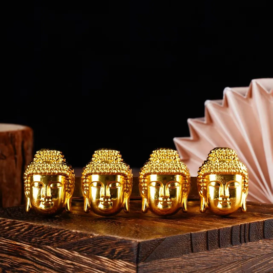 Buddha-head Brass Knuckles Metal Vintage Self-defense