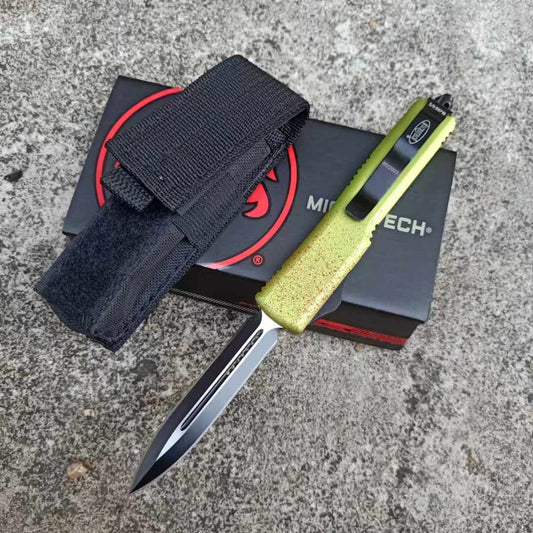 MICROTECH Zombie Tanto Knife (Black Double Edge)