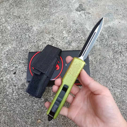 MICROTECH Zombie Tanto Knife (Black Double Edge)