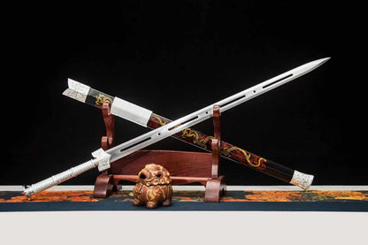 Northern Abyss Lacquered Scabbard Openwork Han Sword