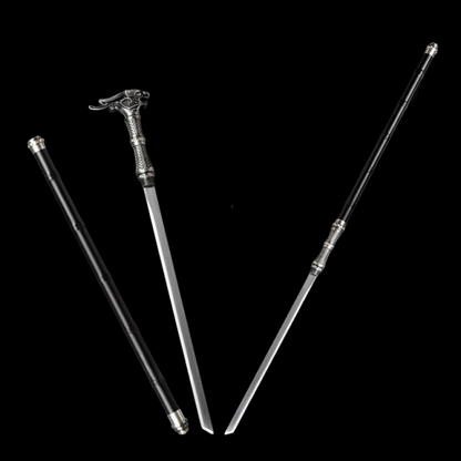 Tactical Cane Sword – Dual-Head Convertible Design