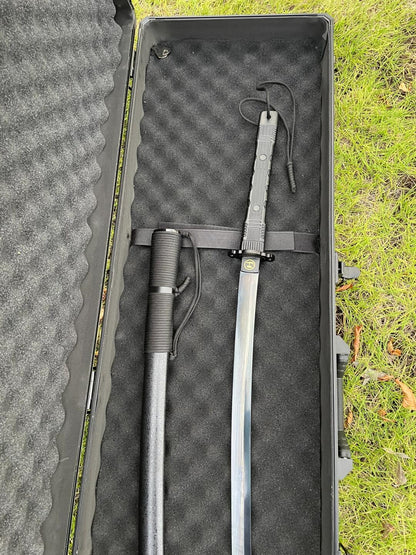 Tactical Black Warrior Tachi Sword