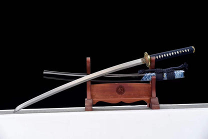Damascus Samurai Katana [Auspicious Cloud Fighting Sword]