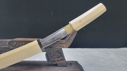 Hand Forged Japanese Tanto Dumu Anise T10 Carbon steel Turns the soil to burn blade