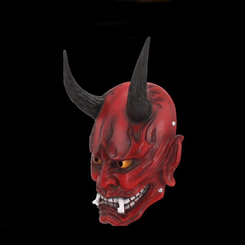 Hand-Made Japanese Hannya Ball COS Oni Mask