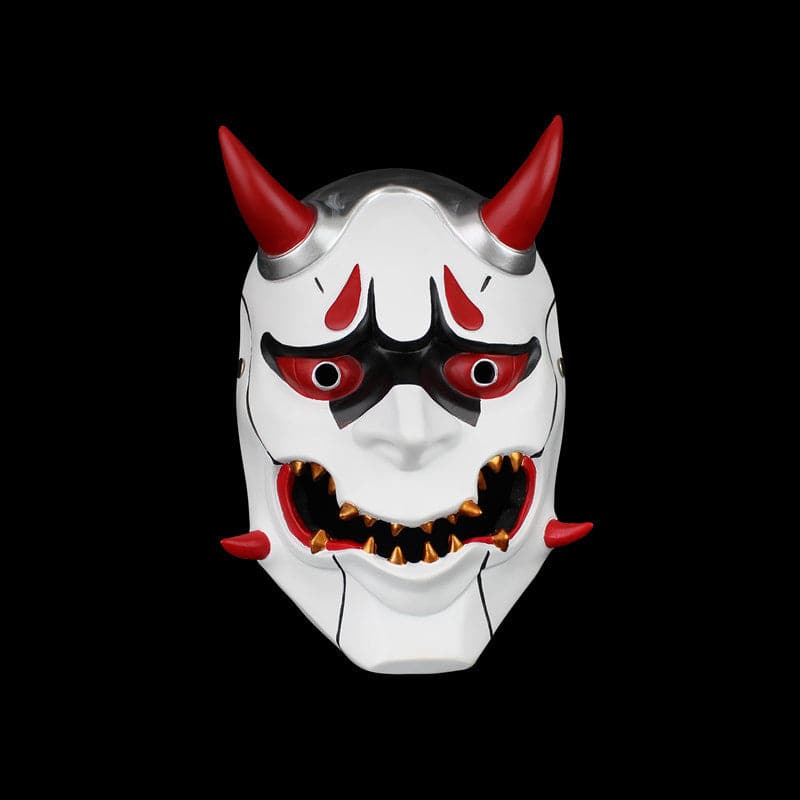 Hand-Made Japanese Hannya Death Resin Oni Mask
