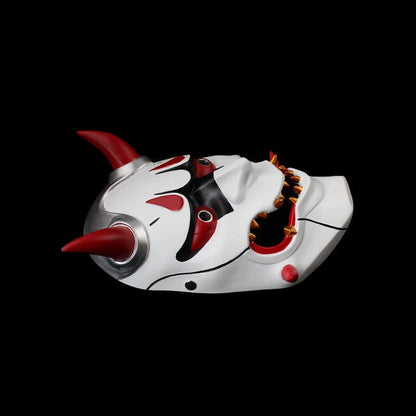 Hand-Made Japanese Hannya Death Resin Oni Mask