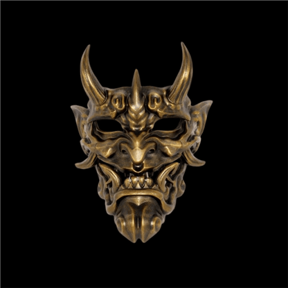 Hand-Made Japanese Hannya Little Noodle Ghost Resin Oni Mask