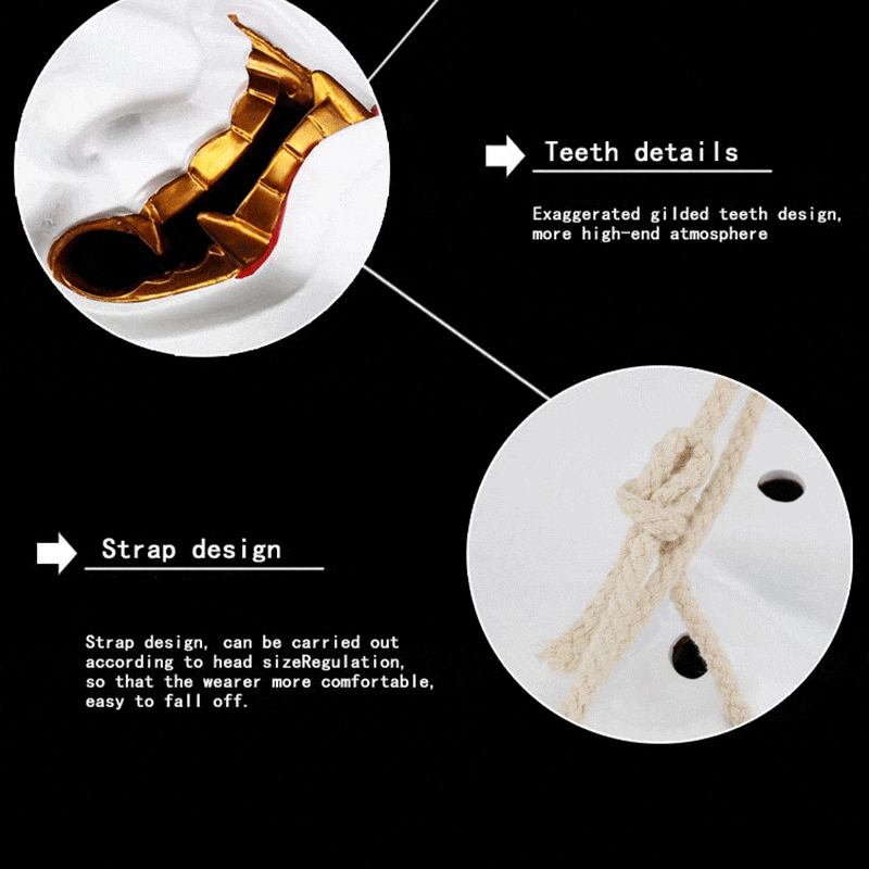 Hand-Made Japanese Hannya 凛凛蝶 Resin Oni Mask