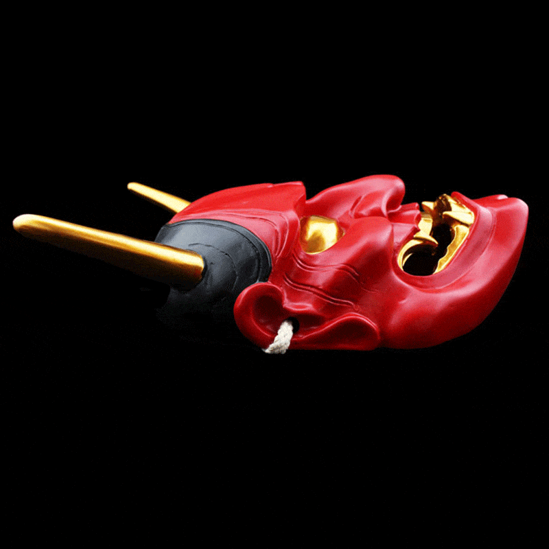 Hand-Made Japanese Hannya 凛凛蝶 Resin Oni Mask