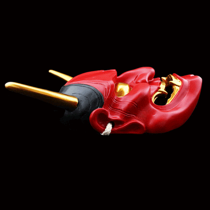 Hand-Made Japanese Hannya 凛凛蝶 Resin Oni Mask