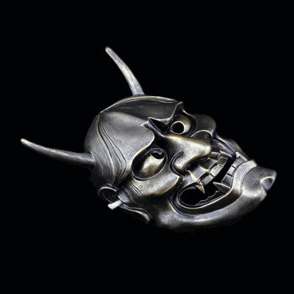 Hand-Made Japanese Hannya 凛凛蝶 Resin Oni Mask