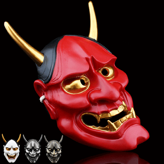 Hand-Made Japanese Hannya 凛凛蝶 Resin Oni Mask