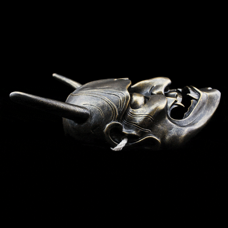 Hand-Made Japanese Hannya 凛凛蝶 Resin Oni Mask