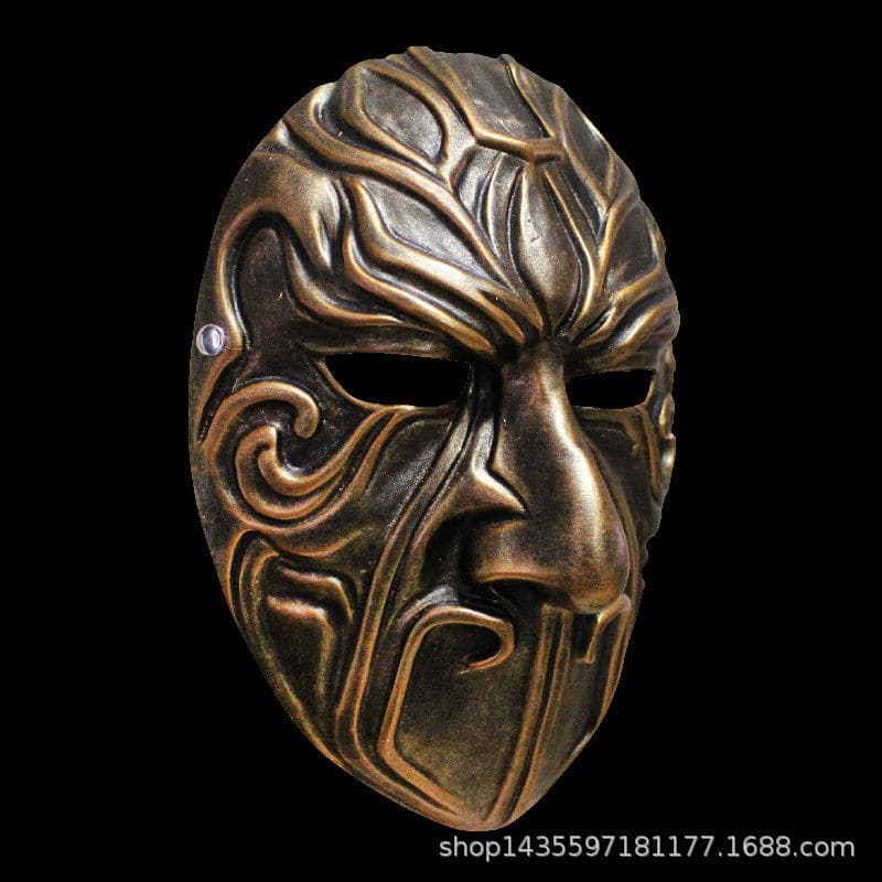 Hand-Made Painting the bad people Resin Mask