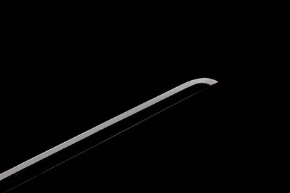 Handmade Anime NARUTO Sasuke Kusanagi-No-Tsurugi Sword Shirasaya Ninja Sword Spring Steel WhiteBlade