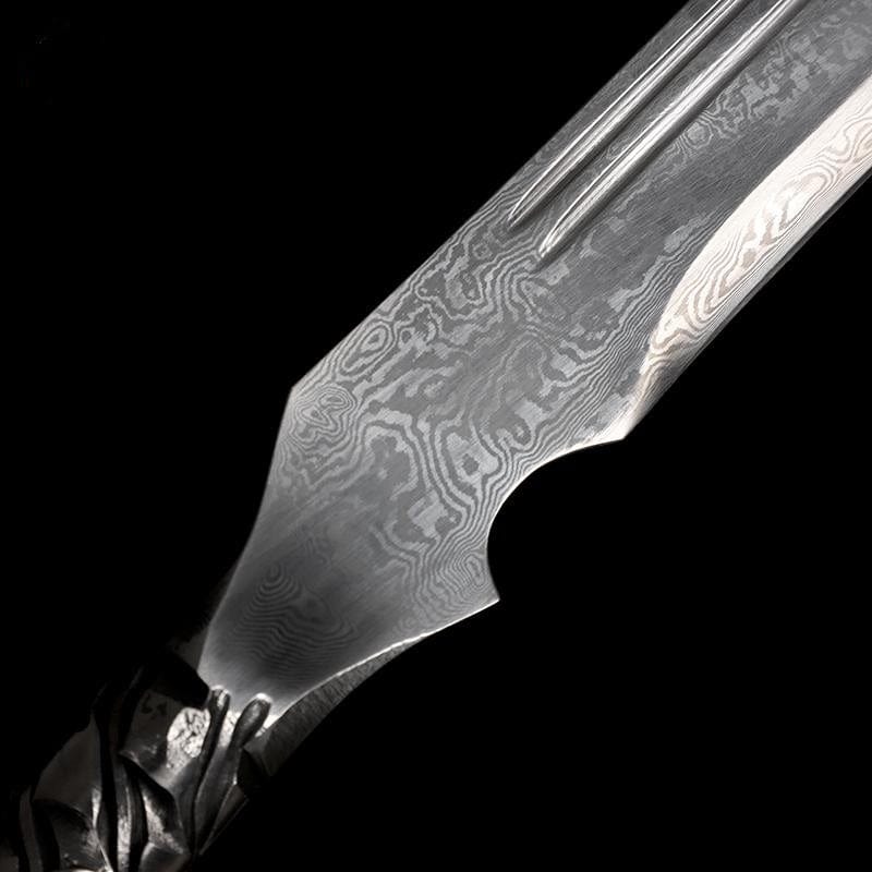 Handmade Nepal Pattern Steel Integral forging