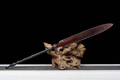 Handmade Overlord Gun Turn Pattern Steel One-piece forging