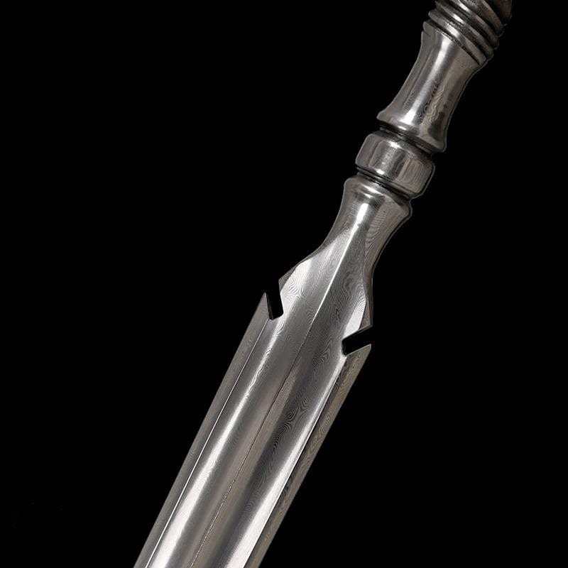 Handmade 马槊 Pattern Steel One-piece forging