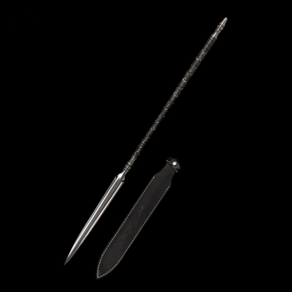 Handmade 马槊 Pattern Steel One-piece forging