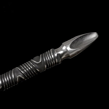 Handmade 三棱 Pattern Steel One-piece forging