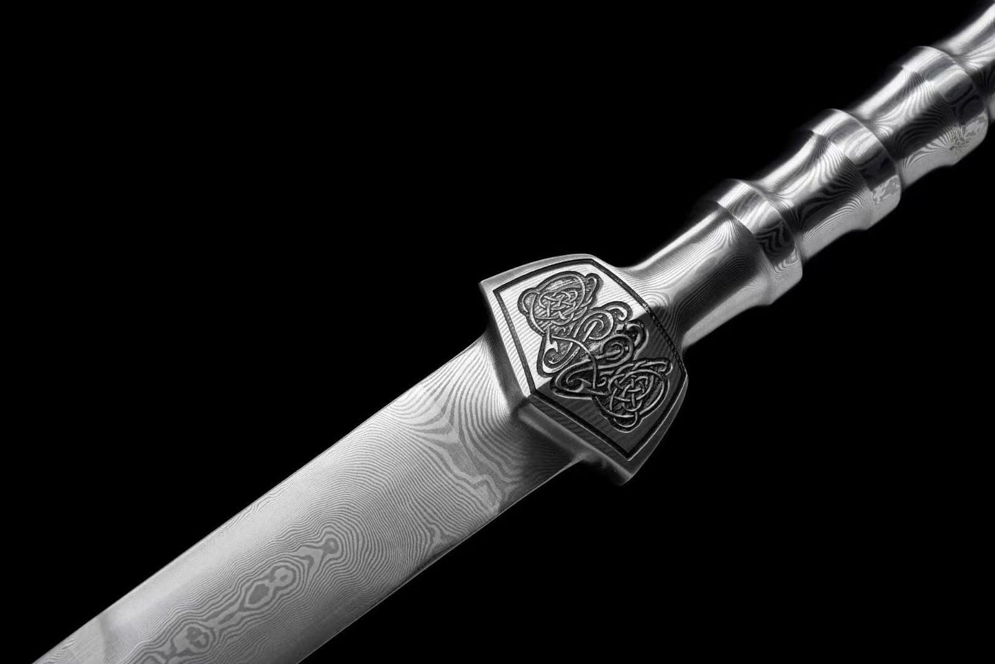 Handmade Phantom Sword Damascus Steel One-piece forging