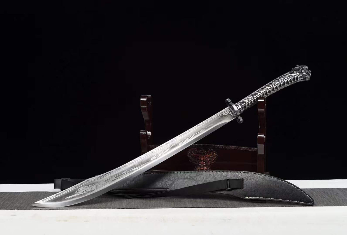 Handmade subdue tiger Manganese Steel Chinese Sword