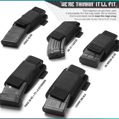 AR-15/AK-47 Mag Holster - Hook Backing (Multiple Slots)