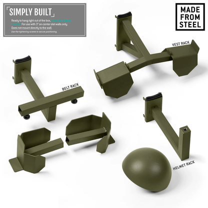 Wall Rack System - Tactical Gear Rack