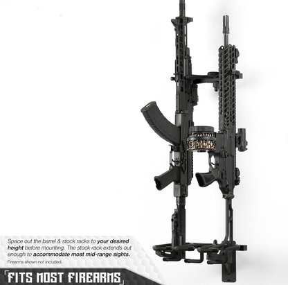 3 Slot Adjustable Wall Rack