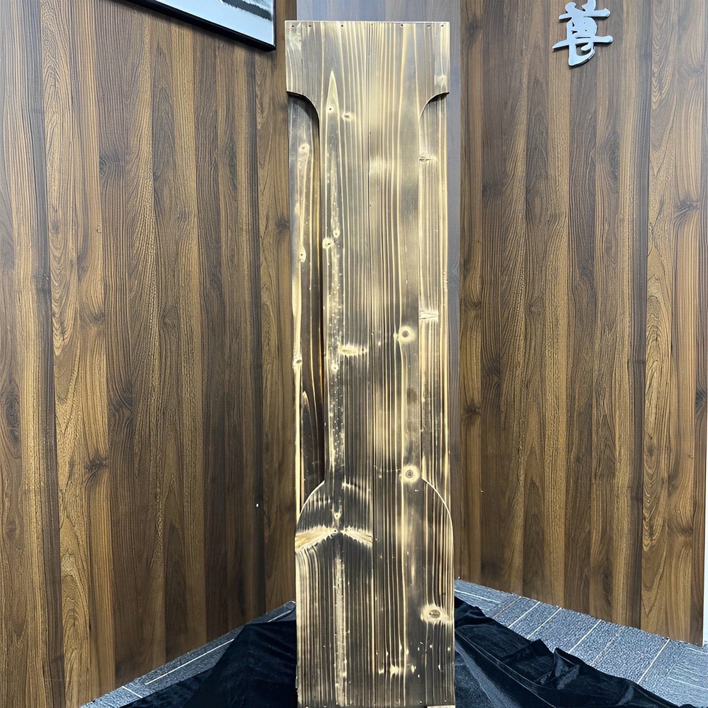 Wooden self-ejecting sword Box